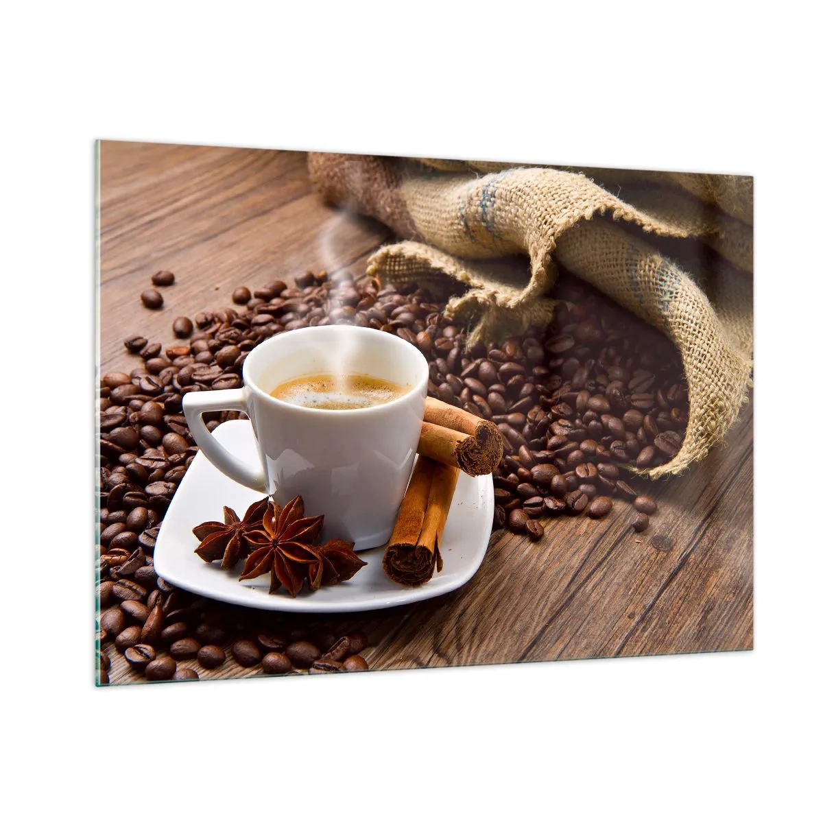 Üveg kép - Fűszeres íz és illat - 100x70 cm