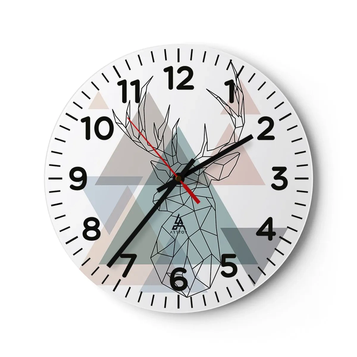 Falióra, Óra - Egy geometrikus erdőben - 30x30 cm