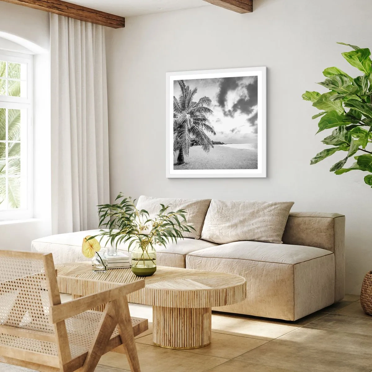 Poszter fekete keretben - Amikor a magányra vágysz... - 60x60 cm