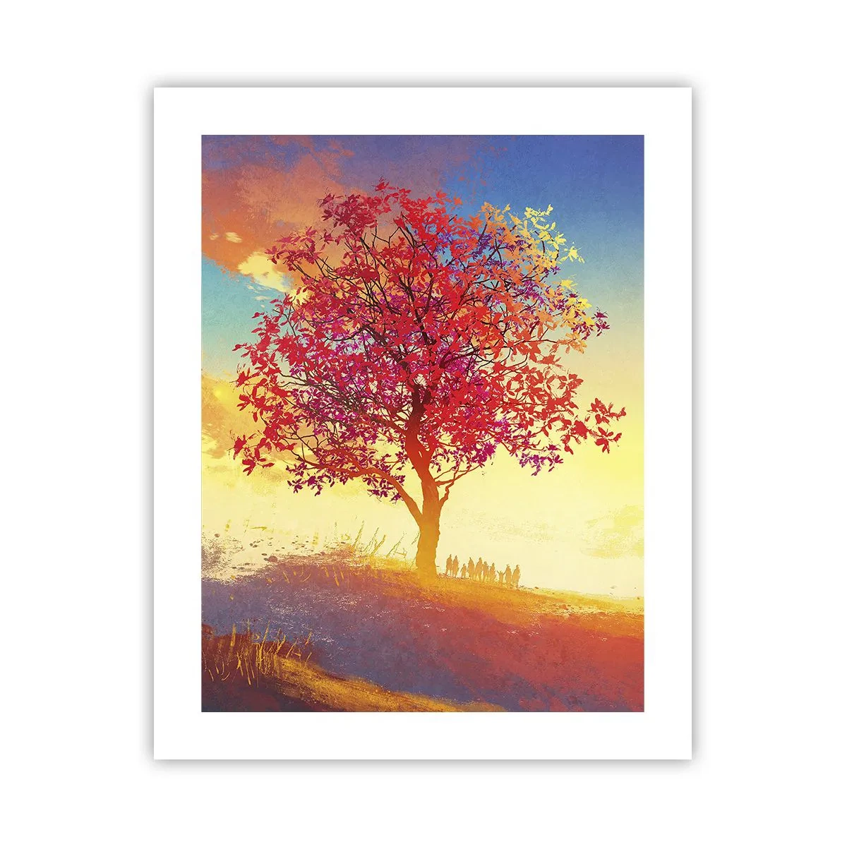 Poszter - Zarándok a célállomáson - 40x50 cm