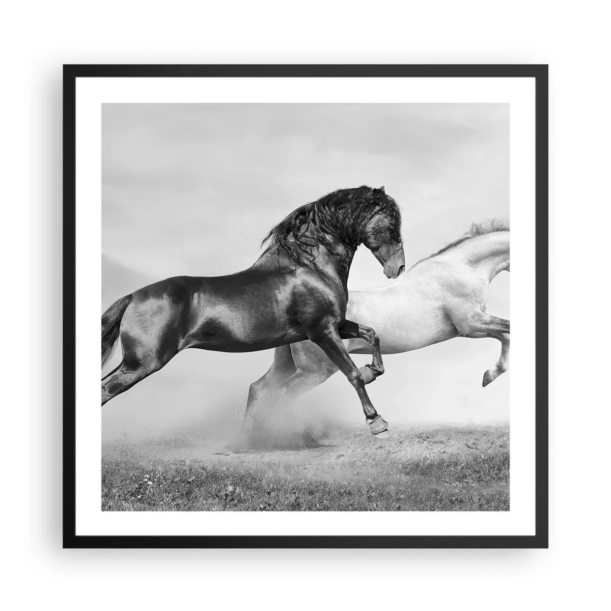 Poszter fehér keretben - Angyalok és démonok - 60x60 cm