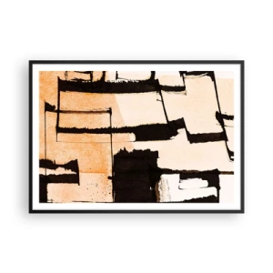 Poszter fehér keretben - Mégis rend - 100x70 cm