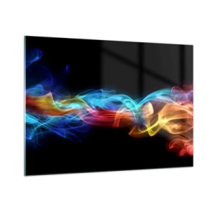 Üveg kép - Ködök szivárványtánca - 100x70 cm