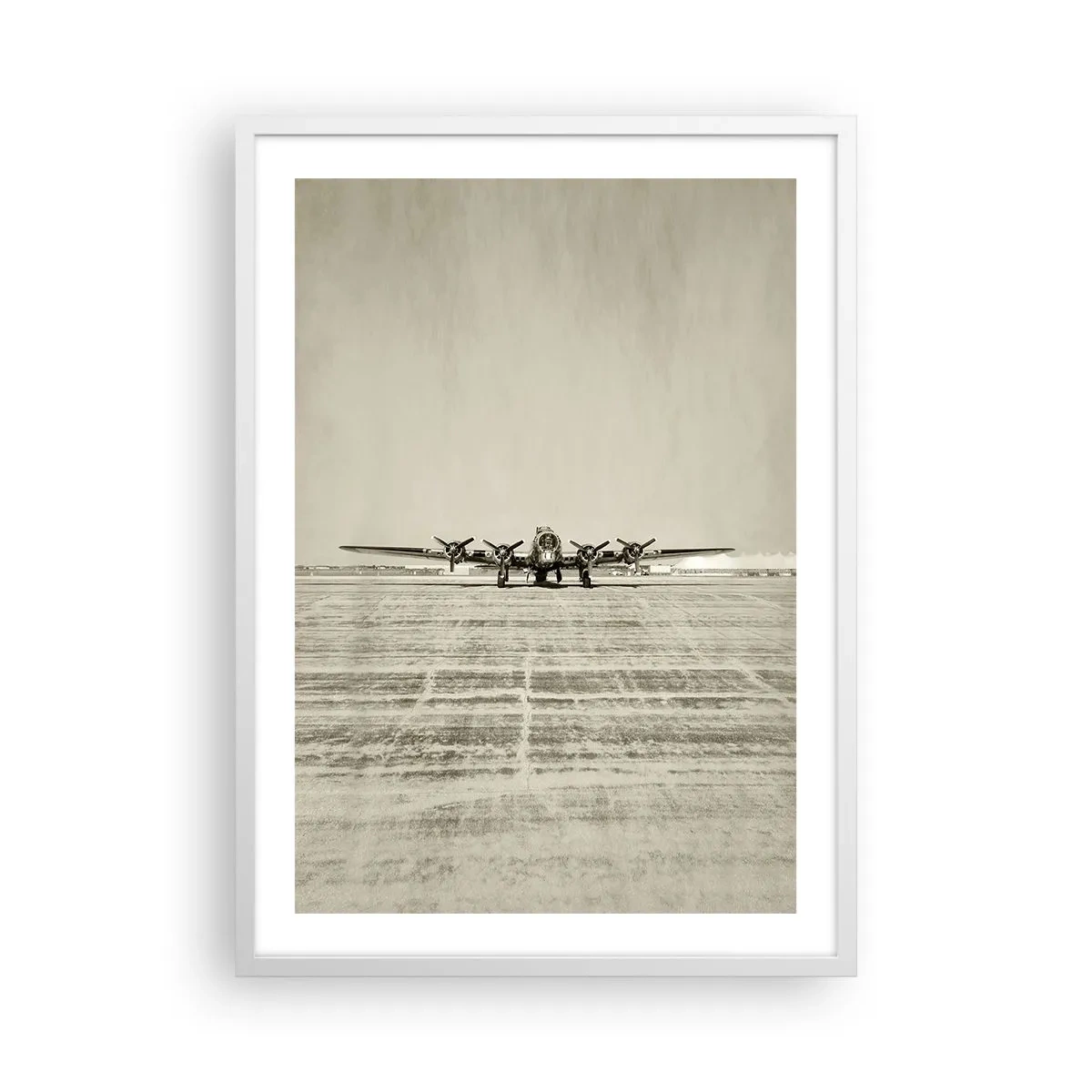 Poszter fekete keretben - Mint mindig készen - 50x70 cm