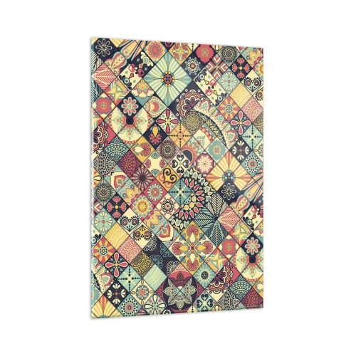 Üveg kép - Marokkói hangulat - 80x120 cm