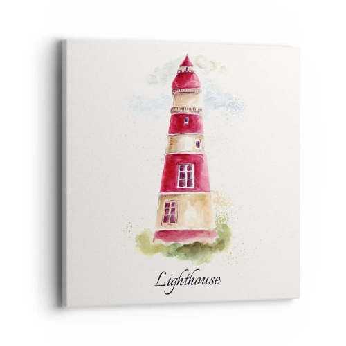 Vászonkép - Körbe mindíg időjárás - 40x40 cm