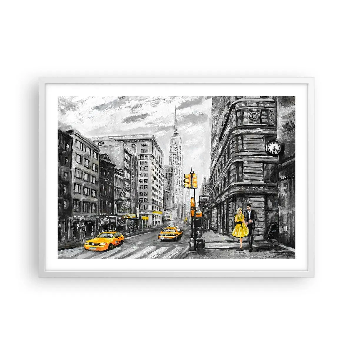 Poszter fekete keretben - Egy New York-i történet - 70x50 cm