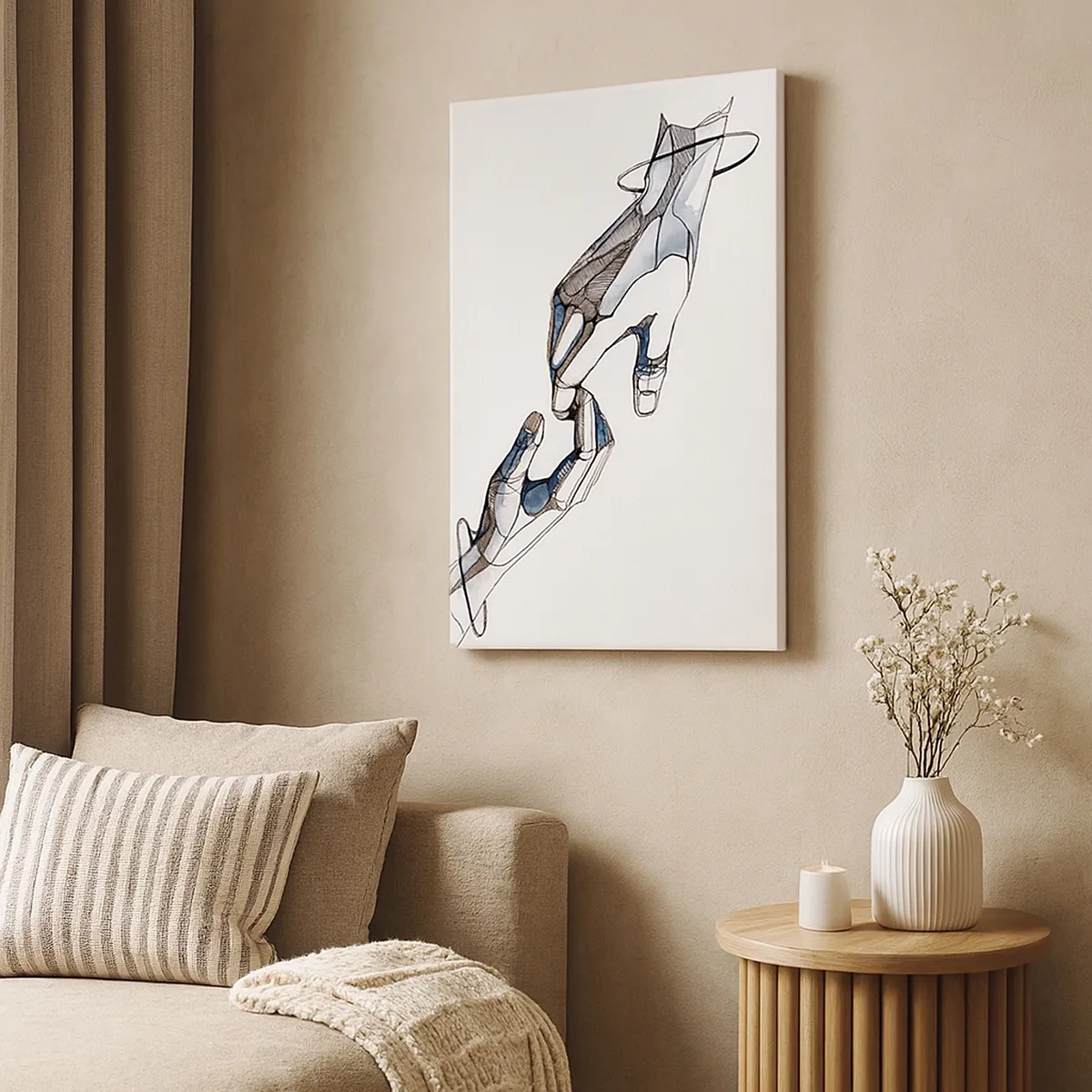 Vászonkép - Szép gesztus - 50x70 cm