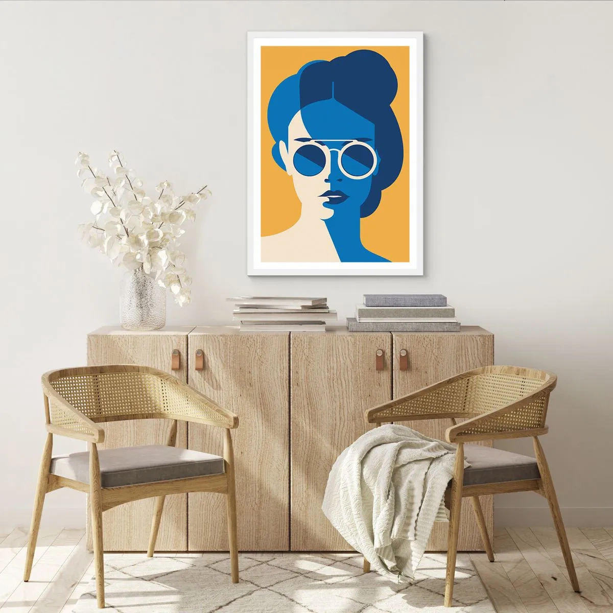 Poszter fekete keretben - Nyári look - 50x70 cm