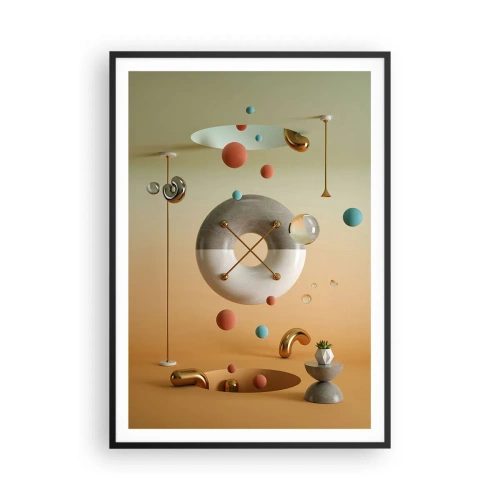 Poszter fehér keretben - Bármi megtörténhet - 70x100 cm