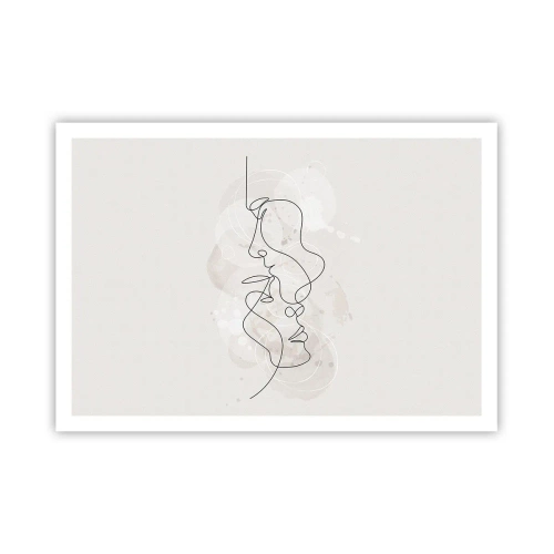 Poszter - Ölelésbe gabalyodva - 100x70 cm