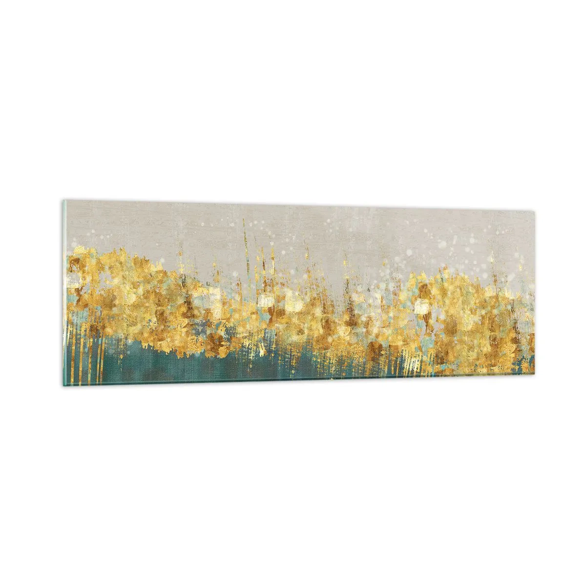 Üveg kép - Az aranyhatár - 90x30 cm