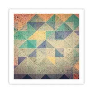 Poszter - A háromszögek köztársasága - 60x60 cm