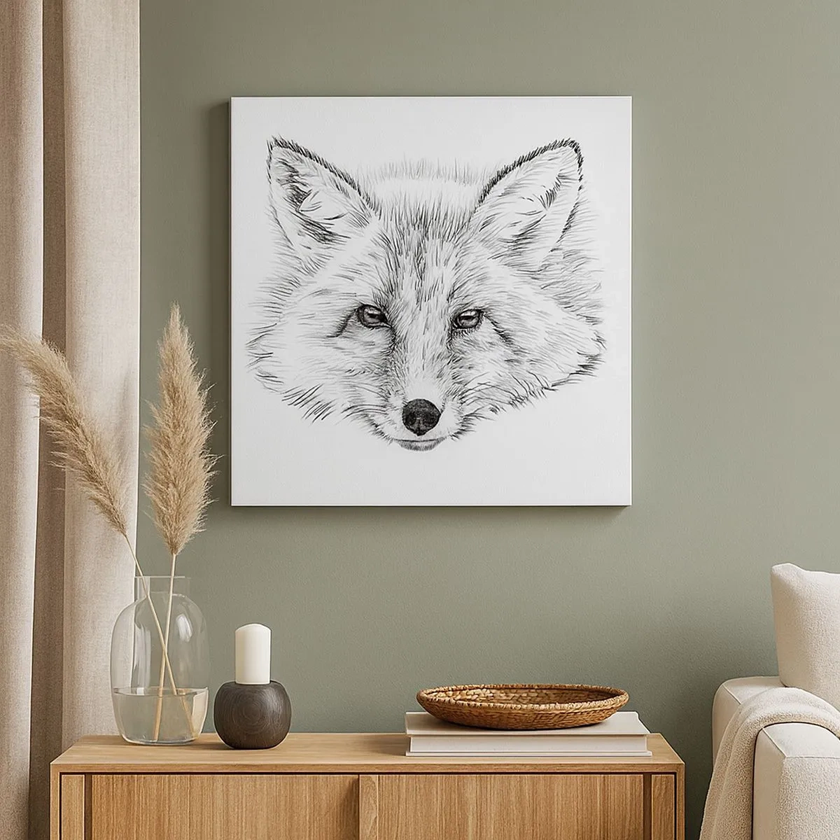 Vászonkép - Hazudhatnak ezek a szemek? - 30x30 cm