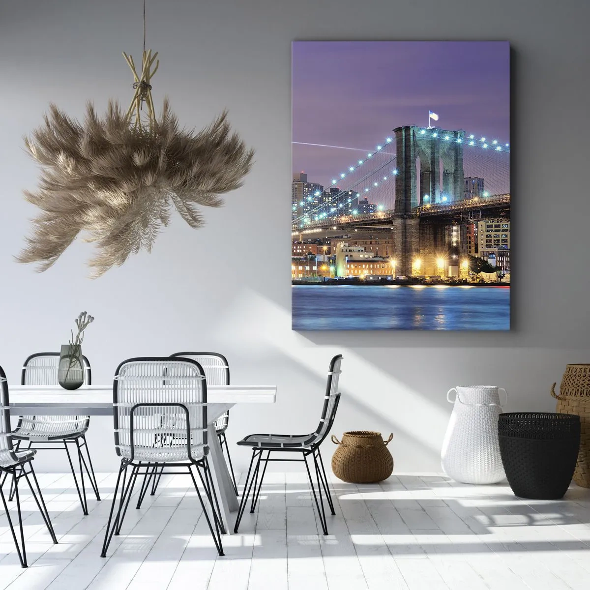 Vászonkép - Sok éve a Brooklyn-i Híd - 50x70 cm