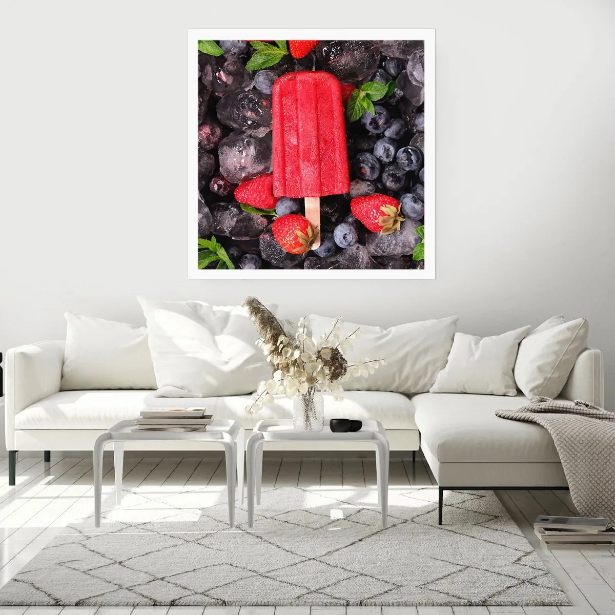 Poszter - A forró nyár íze - 40x40 cm