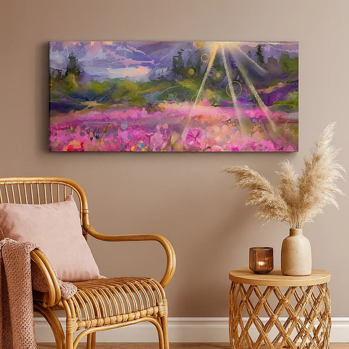 Vászonkép - A völgyben a nap védelme alatt - 30x30 cm