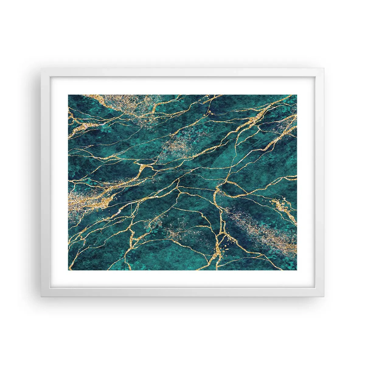 Poszter fekete keretben - Aranybánya - 50x40 cm