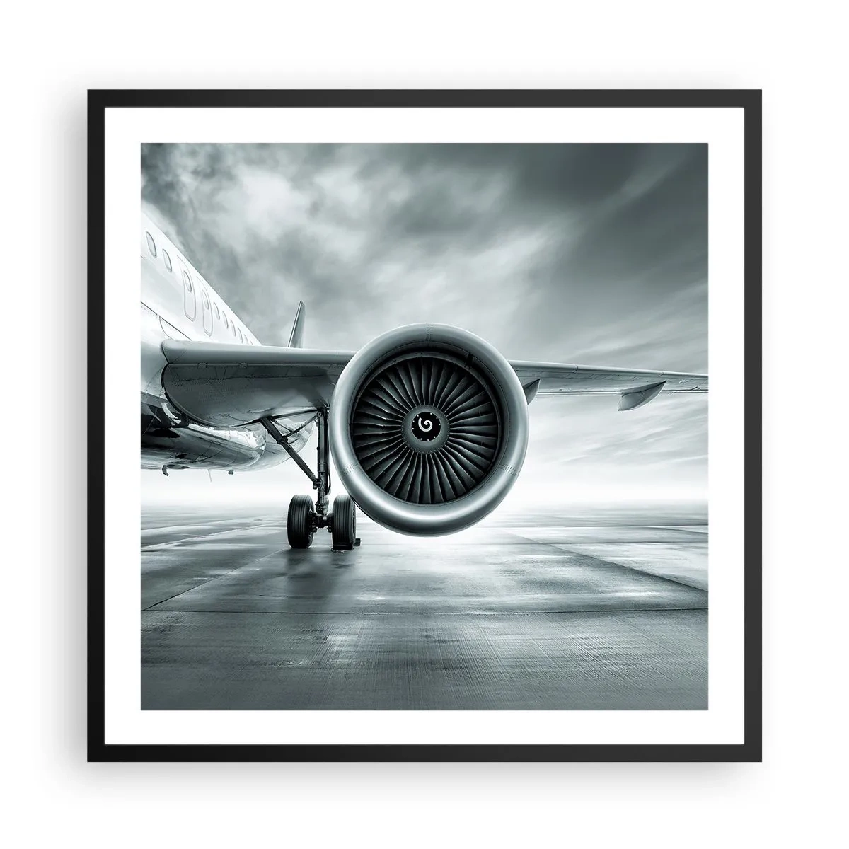 Poszter fehér keretben - Van erő! - 60x60 cm