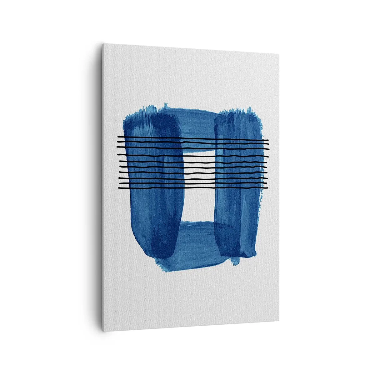 Vászonkép - Kékes-fekete - 70x100 cm