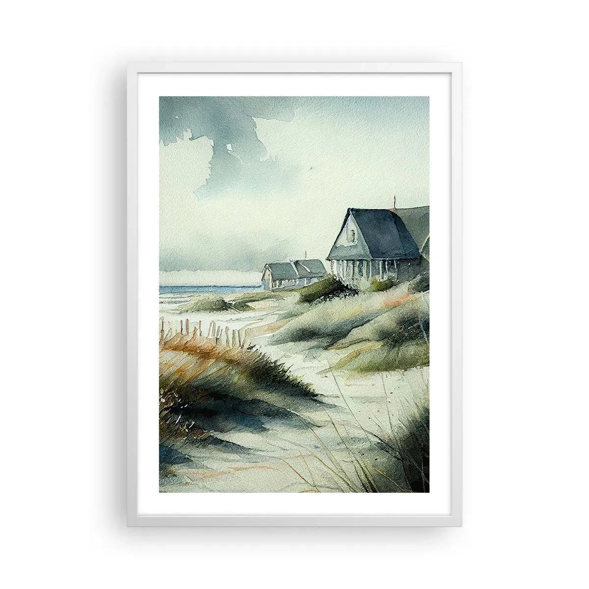 Poszter fekete keretben - Távol a nyüzsgéstől - 50x70 cm