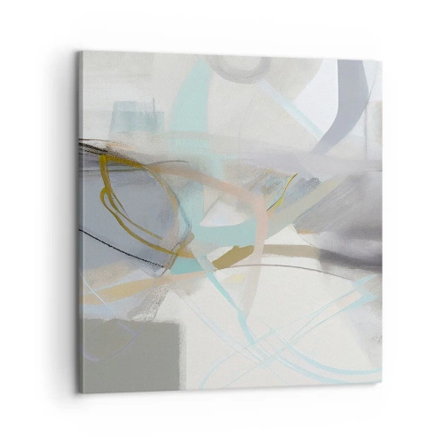 Vászonkép - Ködös absztrakció - 60x60 cm