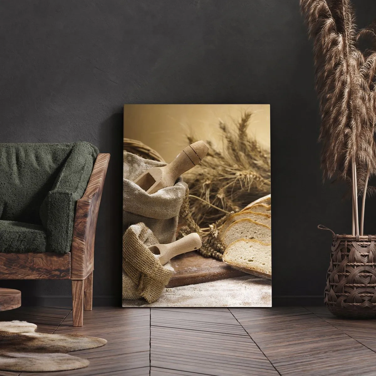 Vászonkép - Hogyan vágta le a késsel - 50x70 cm