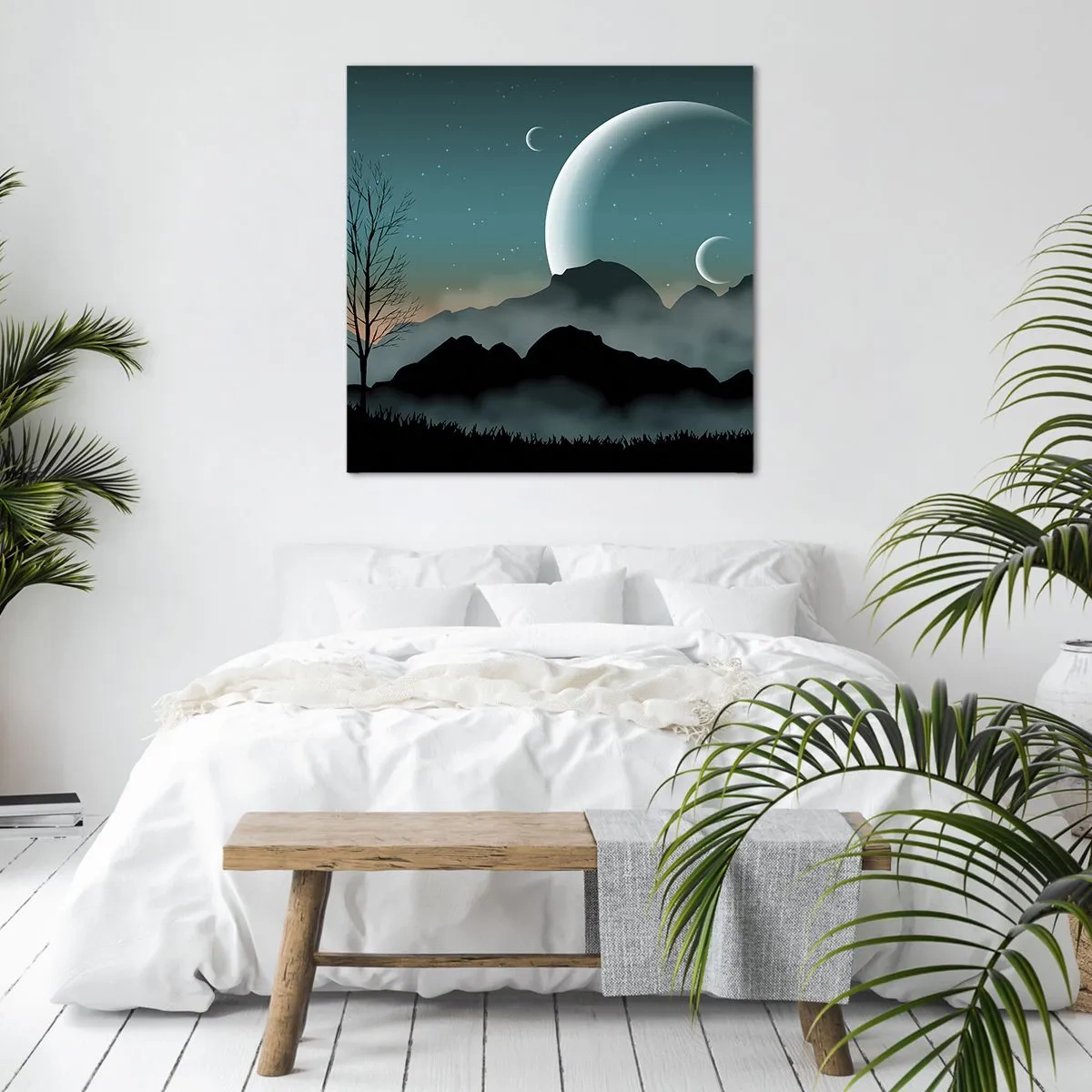 Vászonkép - Csillagos éj karneválja - 60x60 cm
