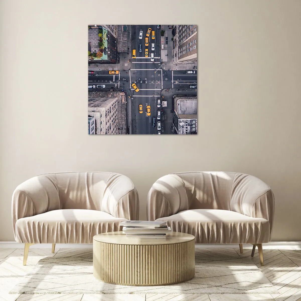 Üveg kép - Egyszerű választás - 70x70 cm