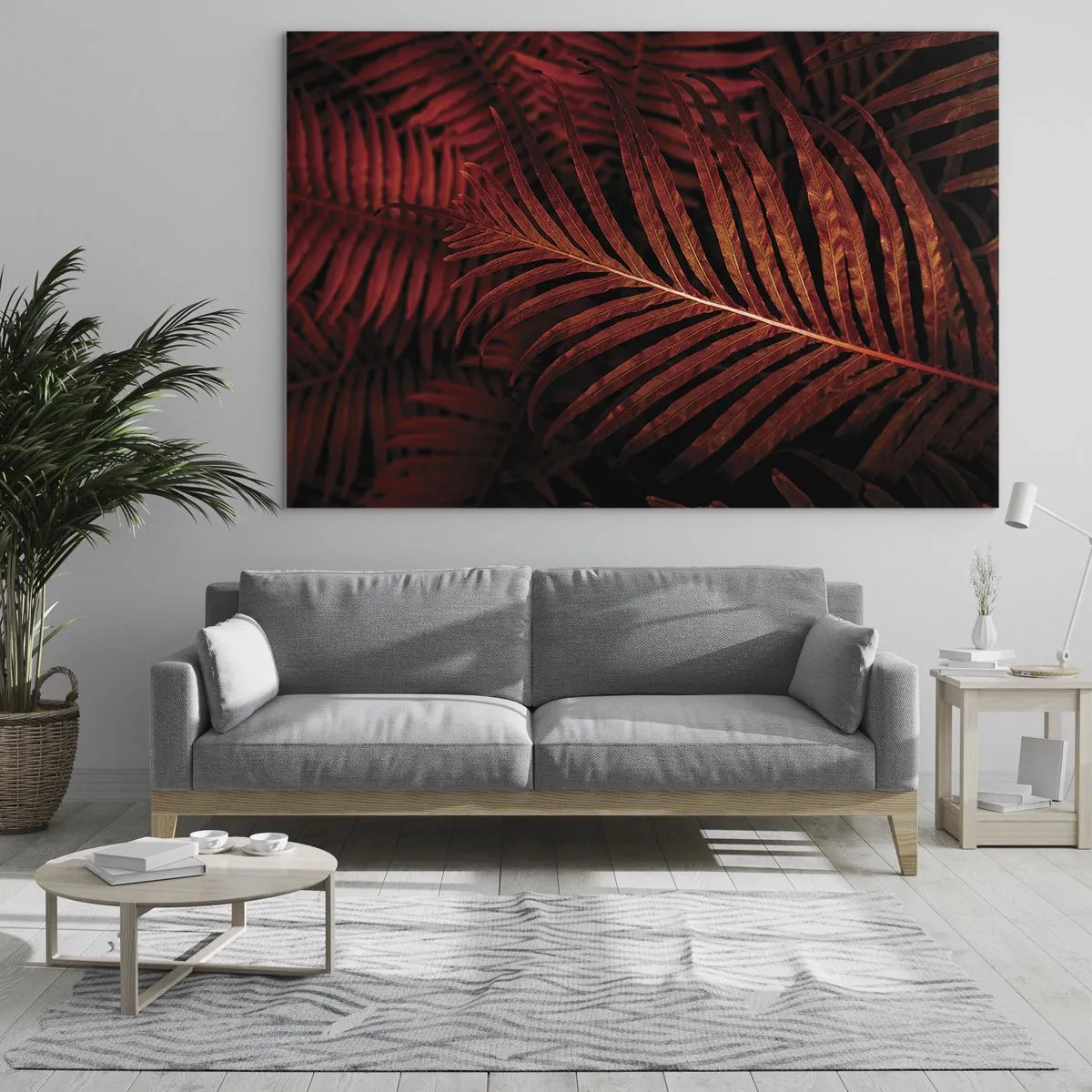 Üveg kép - Az élet vörös színe - 120x80 cm