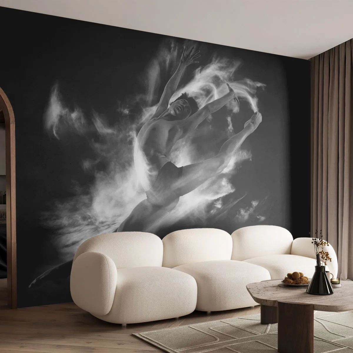 Öntapadós Fotótapéta Deluxe Sticker - Elakadt a repülésben - Táncos, Balett, Kultúra - 150x105 cm