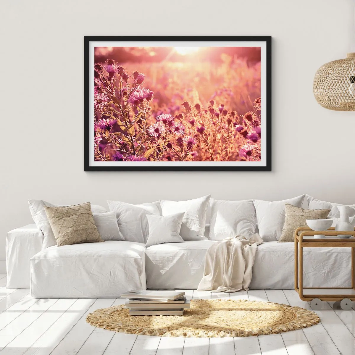 Poszter fehér keretben - A nyár elmúlás előtt - 70x50 cm