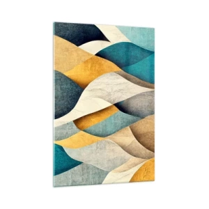 Üveg kép - Ritmus és hullámzás - 70x100 cm