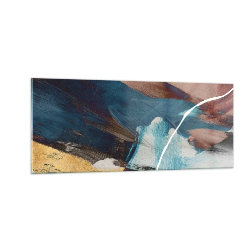 Üveg kép - Lelkesedéssel és energiával - 100x40 cm