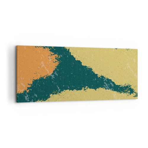 Vászonkép - Absztrakció - lassú mozgás - 120x50 cm