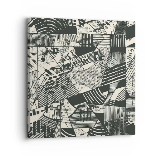 Vászonkép - A jelenkor dinamikája - 30x30 cm
