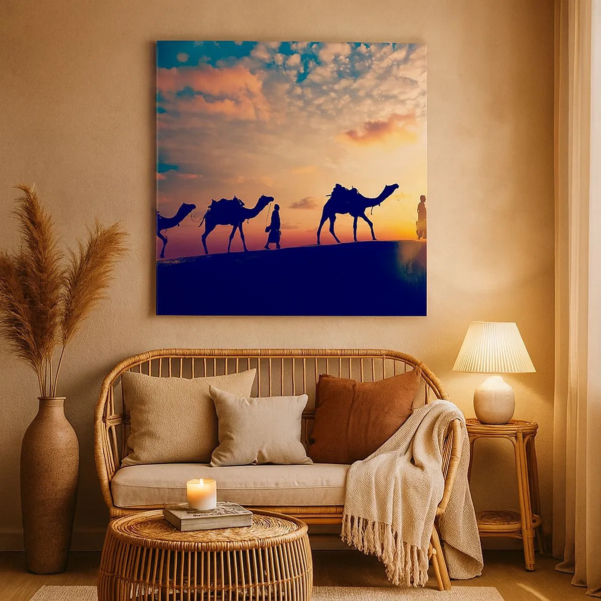 Vászonkép - A kelet titokzatos szelleme - 30x30 cm