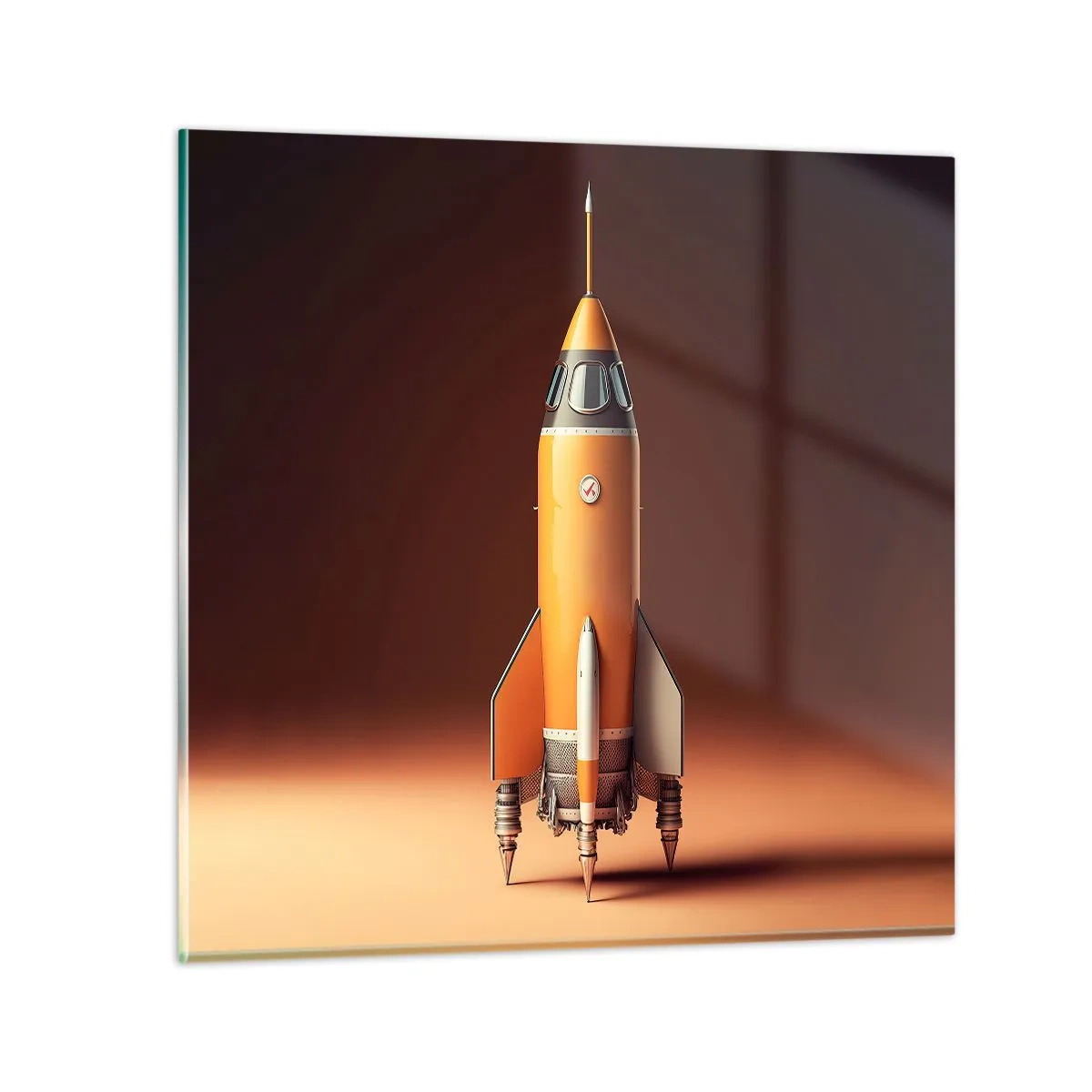 Üveg kép - Egy álommal kezdődik - 70x70 cm