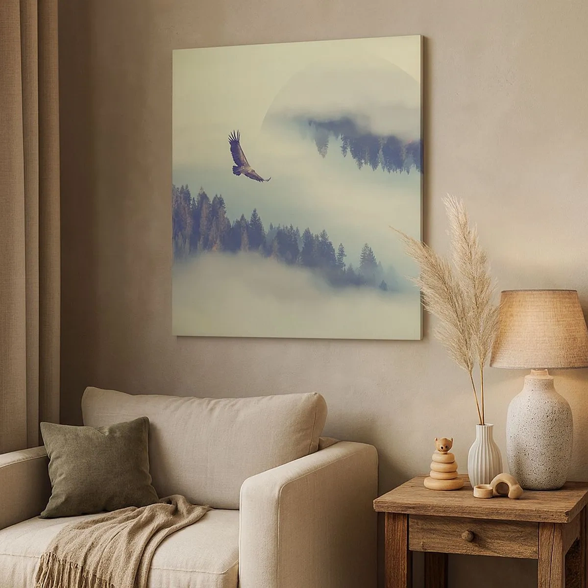 Vászonkép - Láttam egy sas árnyékát - 30x30 cm