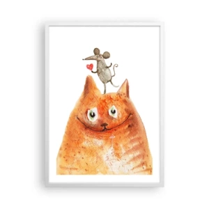 Poszter fekete keretben - A szerelem paradoxonjai - 50x70 cm