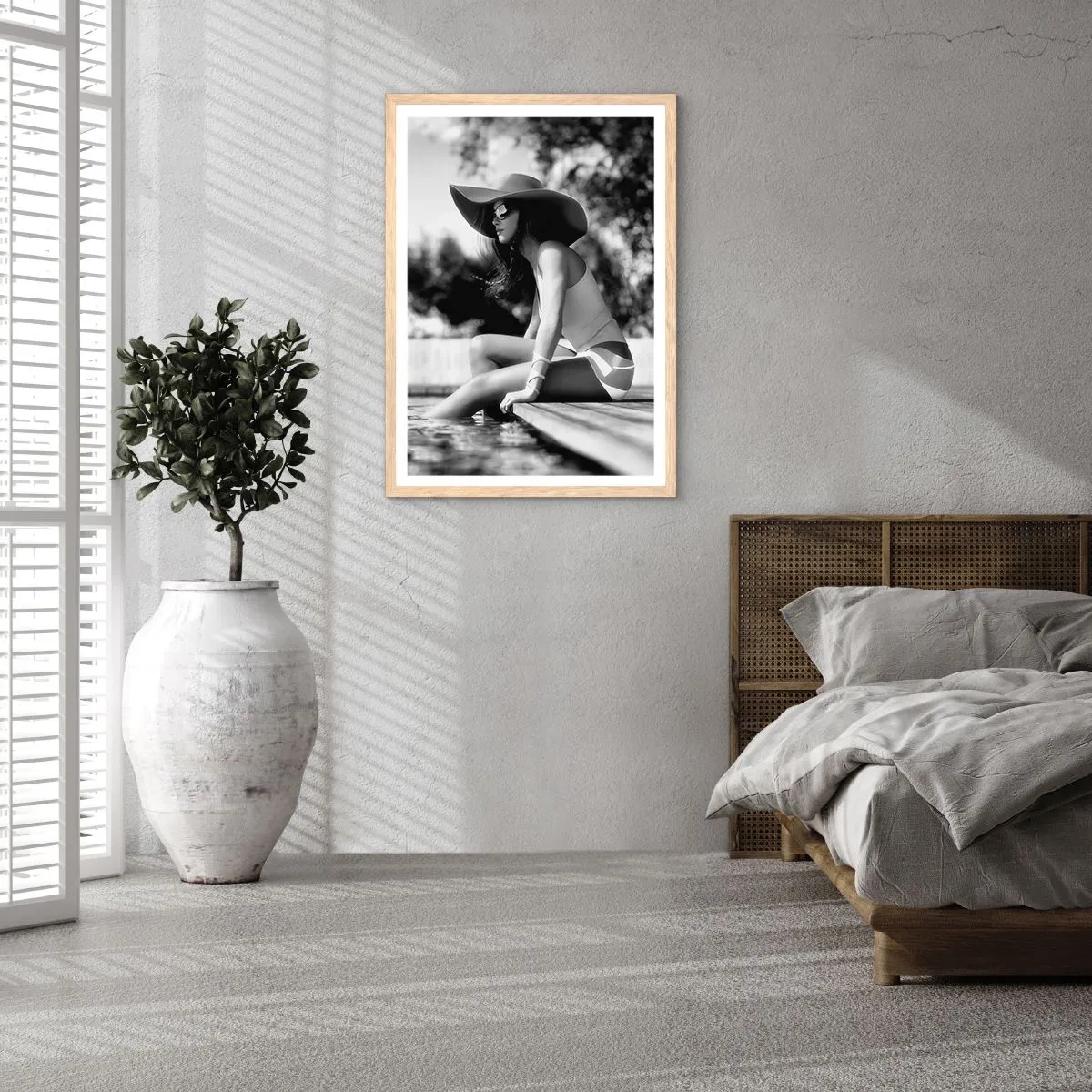 Poszter világos tölgy keretben - Egy nyári álom - 61x91 cm
