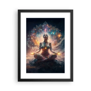 Poszter fehér keretben - A jó energia áramlása - 30x40 cm