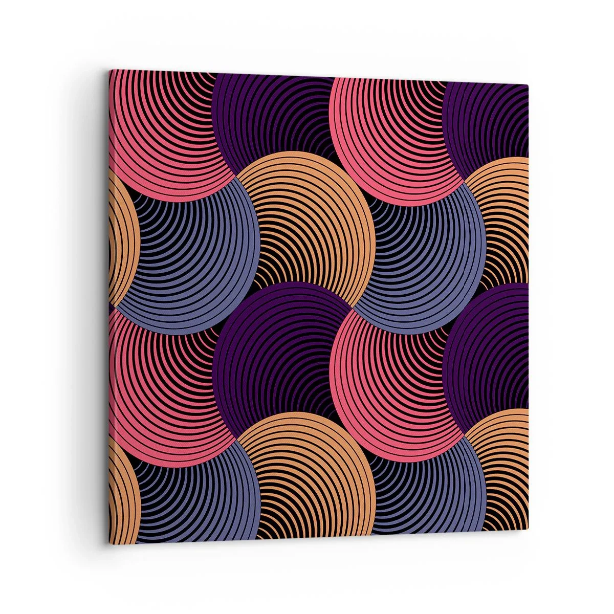 Vászonkép - Körkörös ritmusban - 60x60 cm