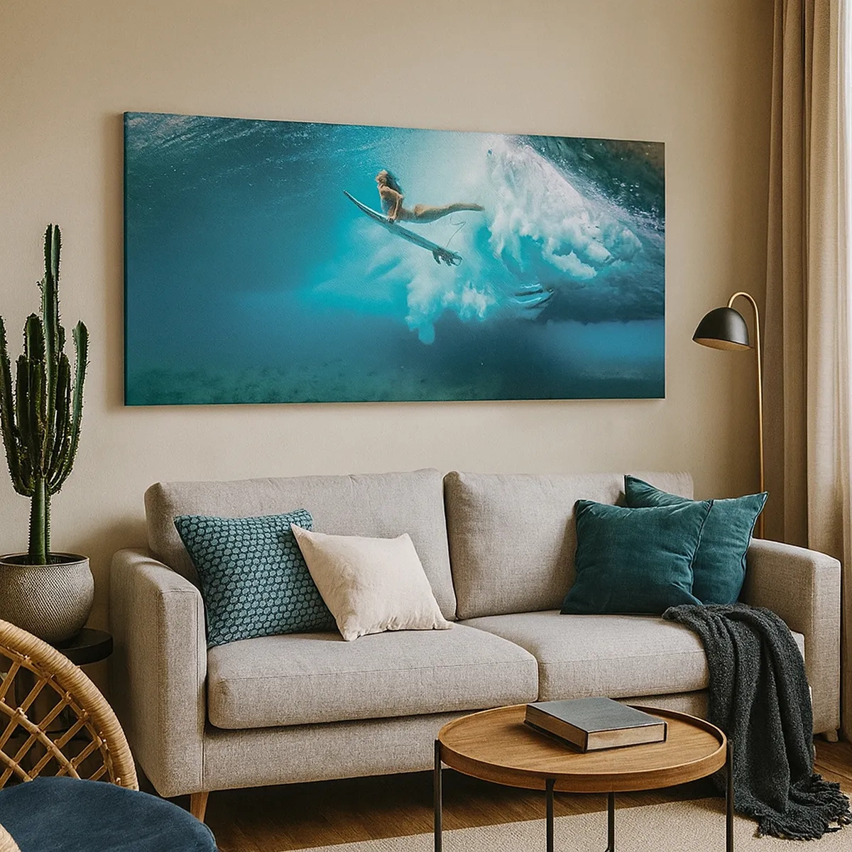 Vászonkép - Vízalatti világ - 30x30 cm