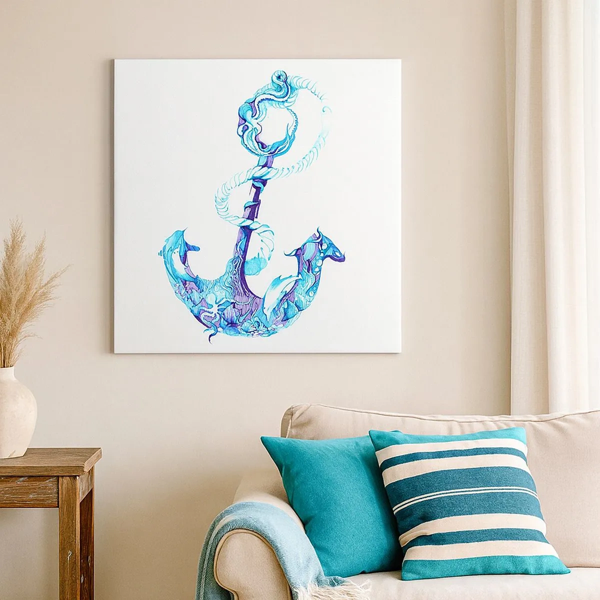 Vászonkép - A tenger titkainak bizalmasa - 30x30 cm