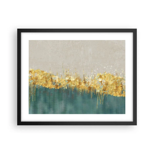 Poszter fehér keretben - Az aranyhatár - 50x40 cm