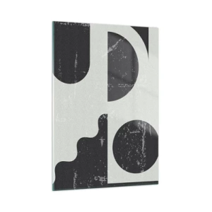 Üveg kép - Kompozíció fent és lent - 50x70 cm