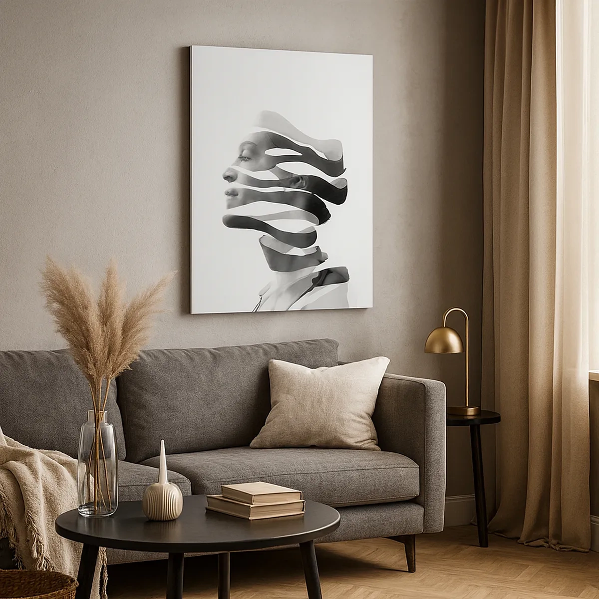 Vászonkép - Szürreális portré - 50x70 cm