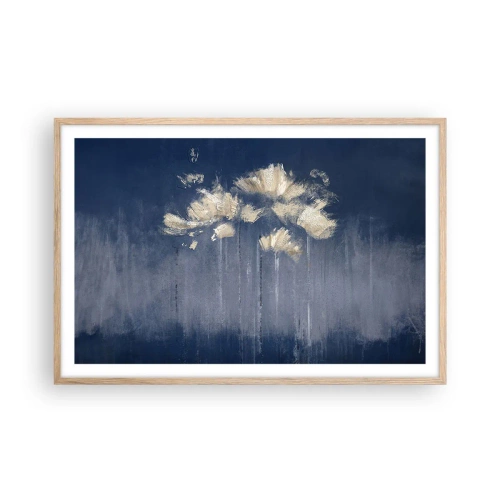 Poszter világos tölgy keretben - Mint szirmok a szélben - 91x61 cm
