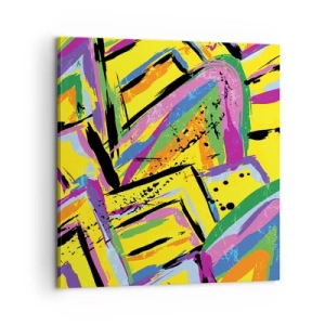 Vászonkép - Az örömében sikít - 60x60 cm